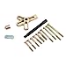DvPHbxmTD 13 Pcs Car Steering Wheel Puller Set Gear Pulley Flywheel Remover Crankshaft Damper Tool