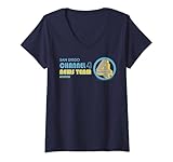 Womens Anchorman Channel 4 News Team Logo V-Neck T-Shirt