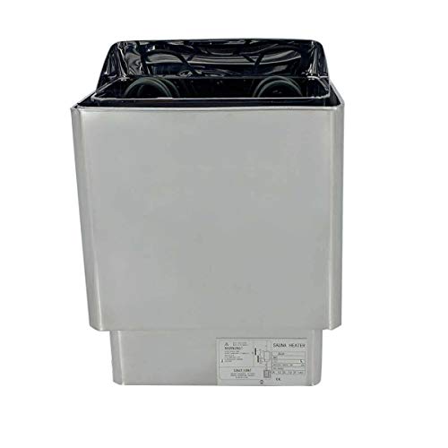 Finnischer Elektro Saunaofen, Sauna Heizgerät Saunaheizung Sauna-Set, 6 kW 220V, ohne Saunasteine, Sauna Ofen Elektroherd Saunaheizgerät mit