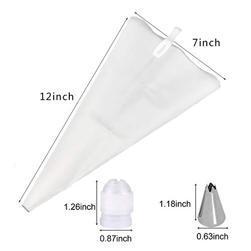 EQLEF® Icing Piping Crema tasca da pasticcere e 6