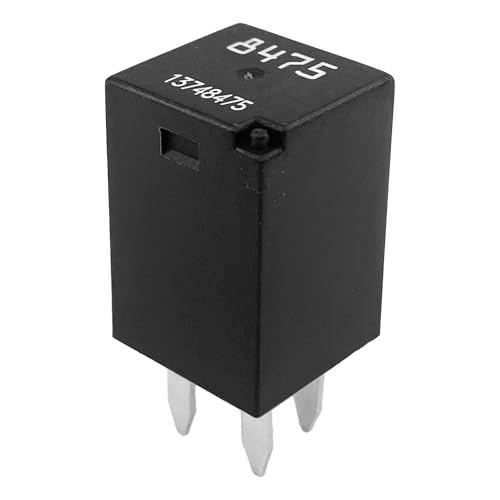 5-Pack Relay Automotriz 13748475, 12V 30A 4-Pin SPST, Sustituye OEM 13748475 para Múltiples Sistemas Vehiculares miniatura 3