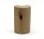 3/4" x 2 3/4" x 4" Clear Superior Grade Alder & Knotty Premium Grade Alder Outside Radius Corner Base Block, Trim Molding (12, Knotty Alder)