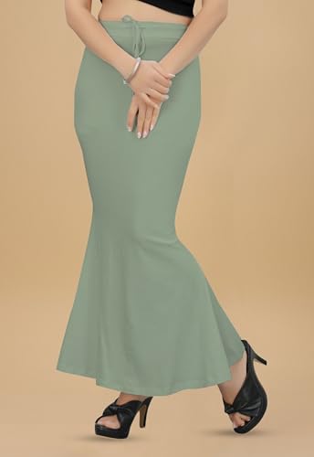 Image of KASHIKAY CREATION Lycra Spandex Saree Shapewear Petticoat for Women, Stretchable Saree Shaper Petticoat Inskirt, Shape wear Dress for Saree, Skirts