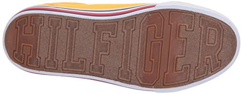 Tommy Hilfiger Unisex-Kid's Herritage Sneaker, Citrus, 4 Medium Us Little Kid #TOP3