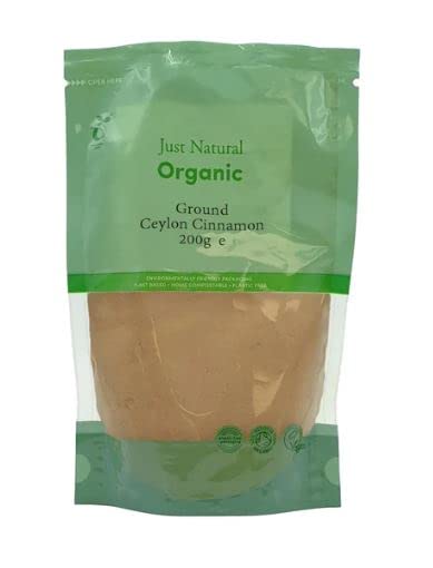 Just Natural Organic Ground Ceylon Cinnamon 200g