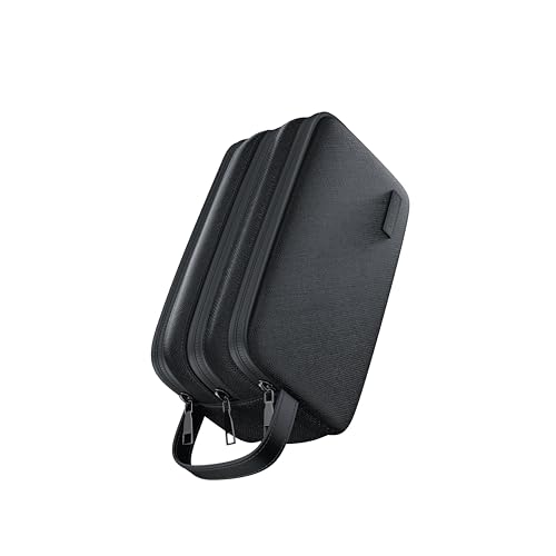 جرين ليون شنطة كلاتش خارجية مقاومة للماء بثلاثة اقسام بتصميم مريح ومساحة منظمة وجزء داخلي ناعم ومقبض قوي وجيوب شبكية وملمس رقيق (اسود، مونارك)