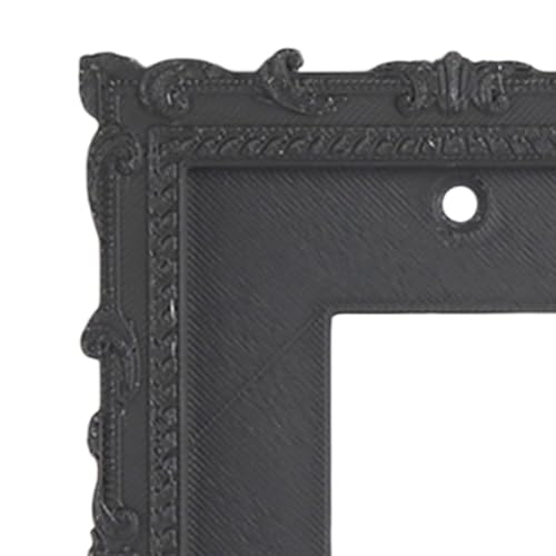 Placa de interruptor clásica y placa de cubierta decorativa de PLA 3