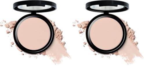 Image of BELLAVITA SPF 50 Compact Powder for All Skin Types | Matt Finish | Hide Pores | Long Lasting | Smooth Skin Texture | Full Coverage | Cool Vanilla (Pack of 2)