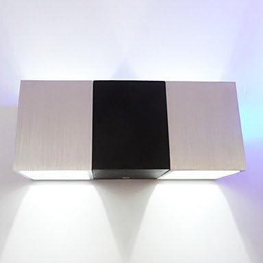 MSAJ-Modern minimalist wall lamps, Modern Led Wall Light with Scattering 2 Leds(BBBY) , Yellow [Energy Class A+]