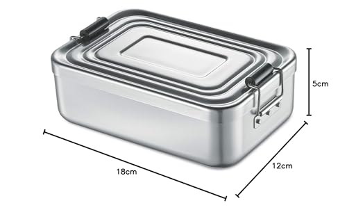 Küchenprofi Lunchbox klein, Aluminium silber
