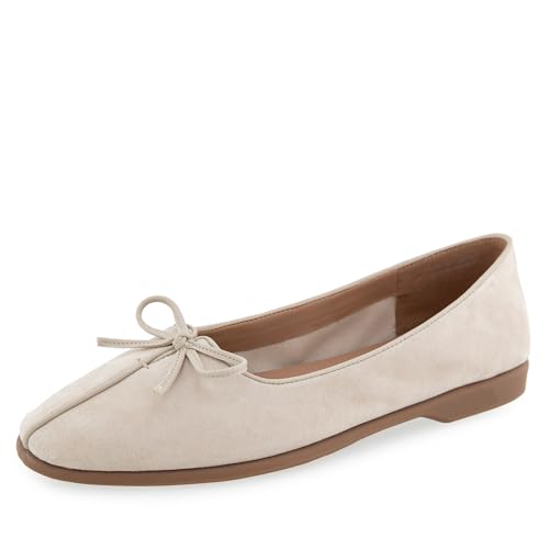 Ballerines plates Novia en daim pour femme pointure 40.5 couleur pierre