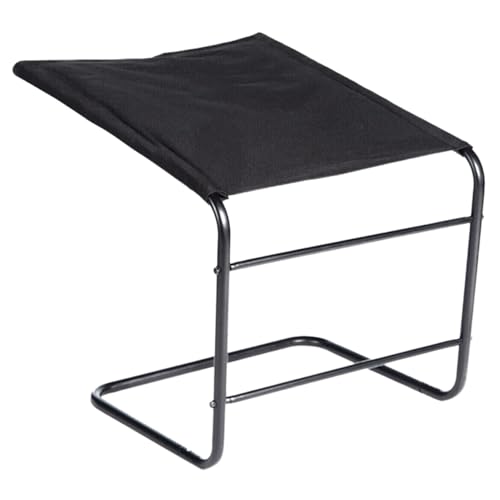 Foot Stool, Foot Rest with Soft Cushion, Skin Friendly Leg Support Tool, Ergonomic Comfort Design, Ideal for Bedroom, Kitchen, Living Room, Couch, & Home Relaxation, Black Colored