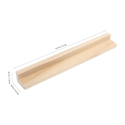 Bases de Madera Multiusos para Domino 6 Piezas miniatura 2