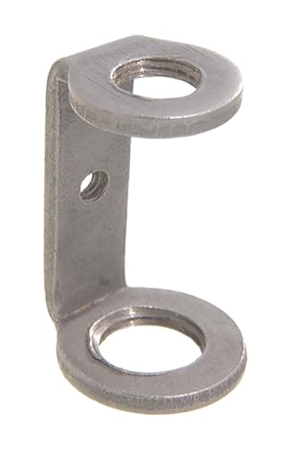 Image of B&P Lamp 1 1 /2 inch Steel Threaded Rod Connector, 1 /8 IP Thread Top and Bottom, Threaded Ground Screw