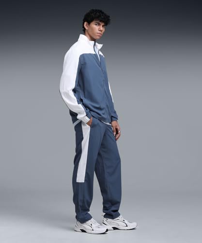 Image of Puma | Essentials Men's Sweat-Wicking Woven Tracksuit | Dark Indigo | M