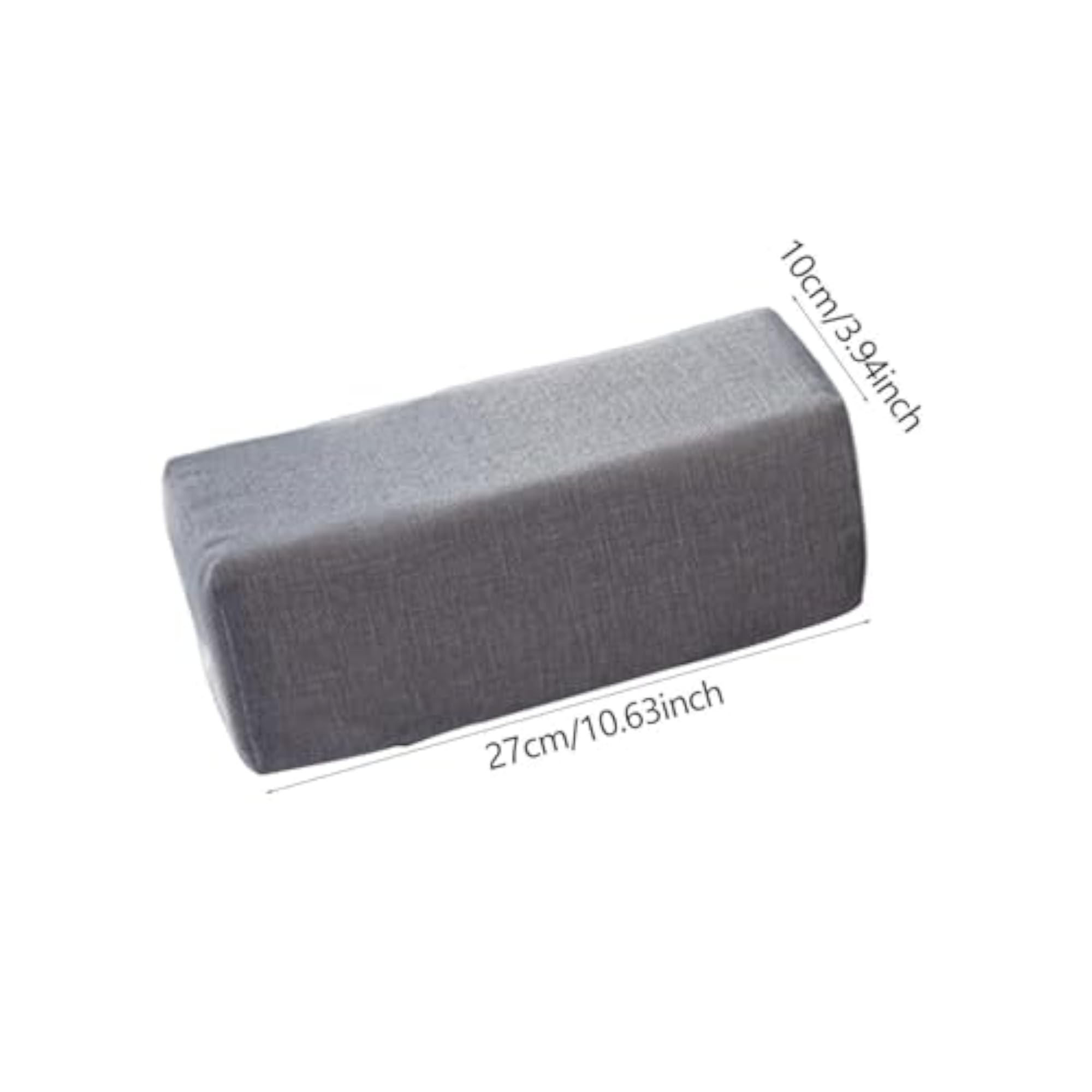 Chair Armrest Cushion, Ergonomic Sponge Pad, Light Gray