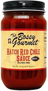 The Bossy Gourmet- Hatch Red Chile Sauce, 6 Jars