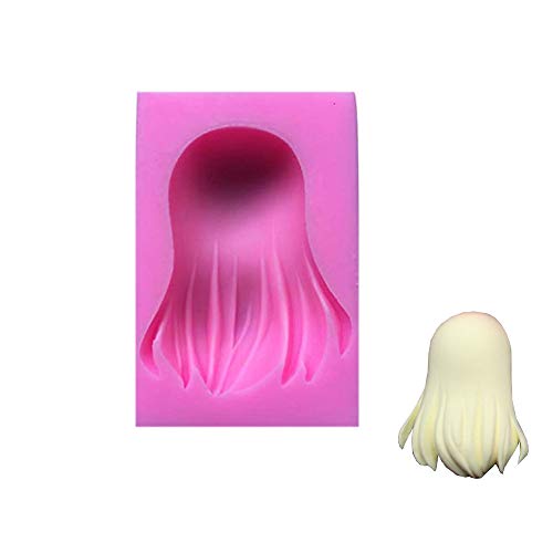 Doll Hair Shape Wedding Molds for Cake Decorating Silicone Fondant Mold Cookie Mold