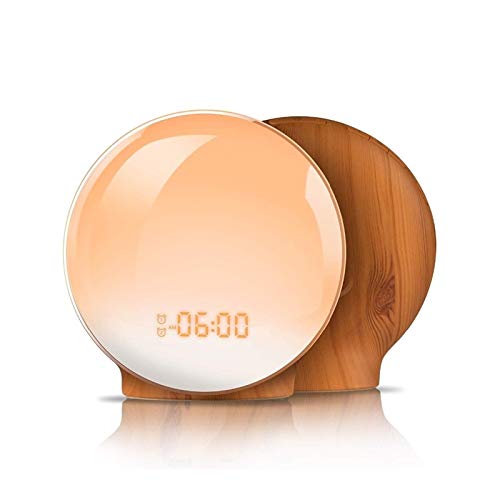 Sie können EIN ruhiges Zimmer dekorieren LED-Wecker, Digital-Snooze-Taktgeber-Wecker-Funktion, Neuer Wake-up Light Uhr Sonnenaufgang, Sonnenuntergang,