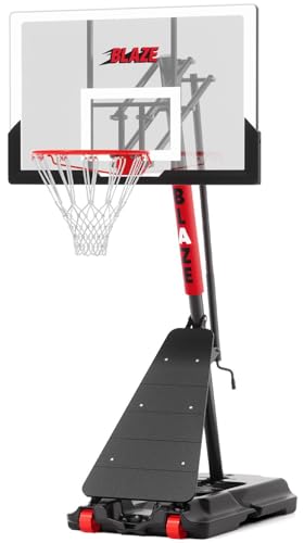Mayfire Basketball Hoop Outdoor 10 FT Height Adjustable, Portable Basketball Goals Systems with...