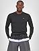 Calvin Klein Men's Standard Light Weight Quick Dry Long Sleeve 40+ UPF Protection Active Top, Black, Medium