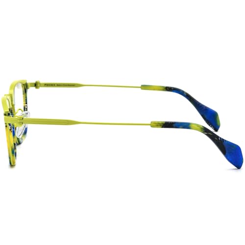 Image of FONEX Acetate Titanium Glasses Frame Men New Square Eyeglasses Spectacles Eyewear