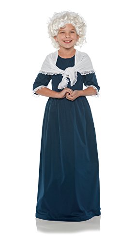 Disfraz infantil Martha Washington talla Small