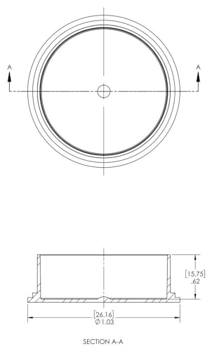 Tapón disipador estático protector roscas electrónicas conector plástico SEP-14 rojo 3