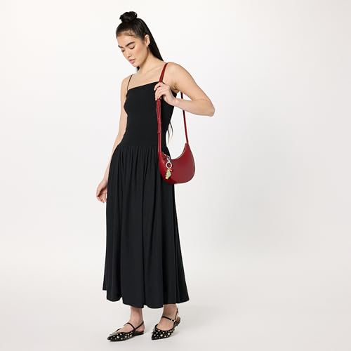 Image of The Drop Womens Florencia Smocked Bodice Linen Maxi Dress