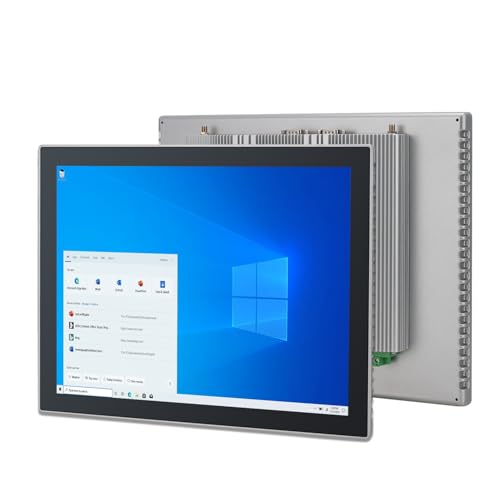 Image of 17 inch Industrial Touch Panel PC, Ratio 4:3 Multi-Touchscreen-Monitor,Wall Mounted Touch Screen Panel Computer,WiFi & Built-in Speakers,IP65 Front,Win 10 I3 RAM 4G+128G SSD