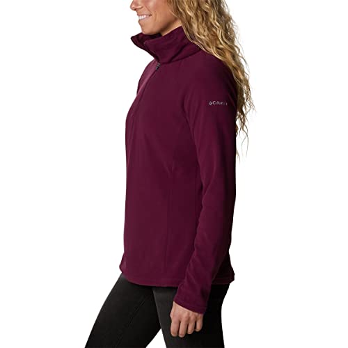 Image of Columbia Women Solid Glacial Iv 1 /2 Zip