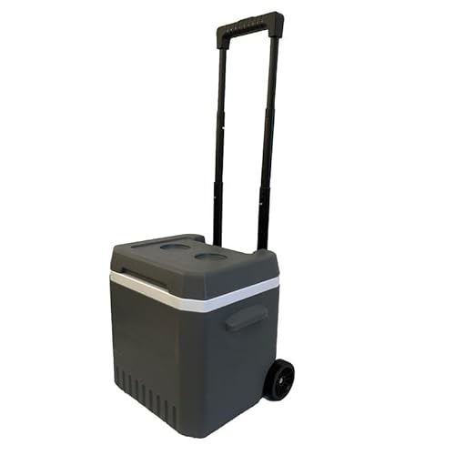 Dazzixクーラーボックスクーラーボックス キャスター付き18L大容量クーラーボックスお弁当 長時間保冷保温 密閉 キャスター付 大容量お手入れ簡単 コンパクト 軽量 多機能 アウトドア キャンプ ピクニック バーベキュー 室内・屋外両用 家庭用 (グレ