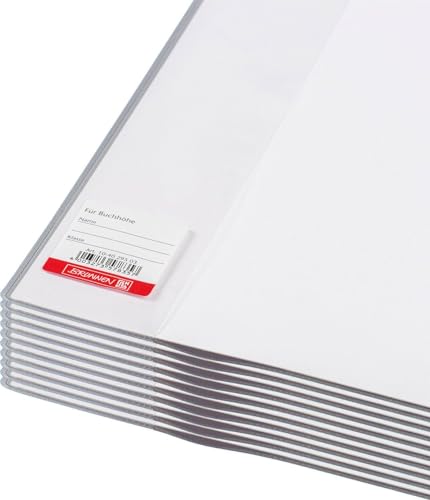 Protège-livres 335x595 mm Brunnen lot de 10 couvre-livres scolaires transparents