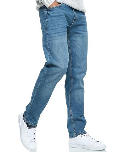 Indicode Herren INSantino Jeanshose aus 99% Baumwolle | Denim Stretch Jeans Männer Medium Dark Cloud, 33/32
