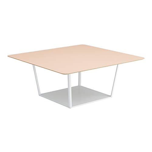 【メーカー配送・設置・組立】コクヨ ミーティングテーブル リージョン LT-RG1818MSAAF85 角形 ボックス脚 ミドルテーブル 幅180×奥行180×高さ72.4cm リノリウム天板 パウダー/脚ホワイト