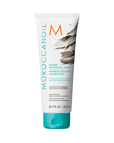 Moroccanoil Color Depositing Mask, Platinum, 6.7 Fl Oz
