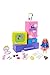 Barbie HDY91 Extra Travel Set with 2 Exclusive Puppies and Doll Figurines, Swimming Pool, Slide, Party Room and Accessories, Children's Toy, from 3 Years Old,