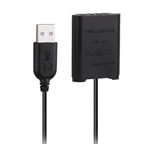 DK-X1 DC Coupler USB Power AC Adpater Kit Replacement for NP-BX1 Dummy Battery for Sony Cybershot DSC-RX1 RX1R RX100 II RX100 III RX100 IV M2 M3 M4 Digital Cameras