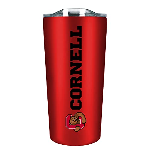 The Fanatic Group Personalized Cornell Double Walled Soft Touch Tumbler, Design-1 - Red