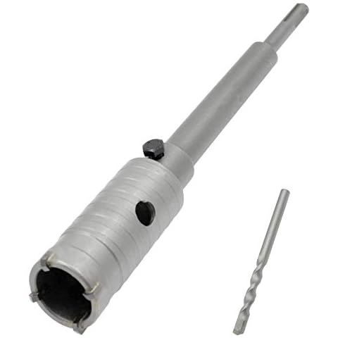 Hordion 35mm Concrete Hole Saw SDS Plus Shank Hole Saw Cutter with 202mm Connecting Rod Drill for Cement Brick Wall Cover