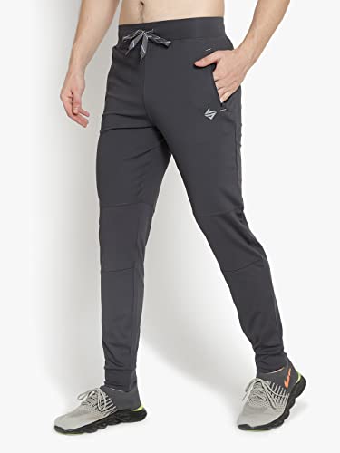 Image of John Ally Jogger Trackpant for Men with Two Zipper Pockets and Premium Fabric. Sweat Wicking, Stretchable for Gym, Yoga, Training, Sports, Running and Casual wear.