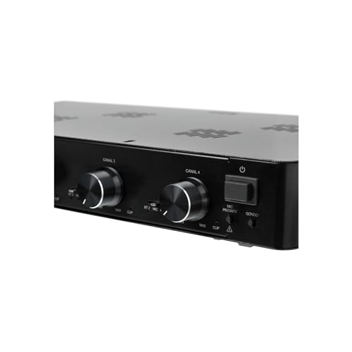 Amplificador Frahm Slim 4700 HDMI 4 Canais de 120W RMS, 4 Ohms Classe D, Bivolt Automático - 32169