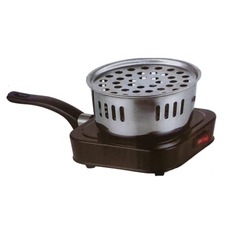 Puff Smart Hookah Black Hot Plate 600Watt Portable Coil Stove/Coil