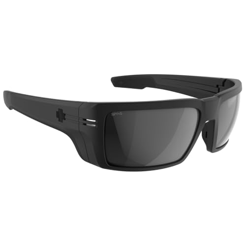 Spy Optic Men's Rebar Ansi Rectangular Sunglasses, Matte Black Happy Photochromic, 624
