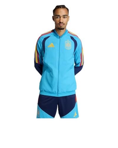 Veste Espagne adidas homme bleu pour rester au chaud et stylé au Monde 2026