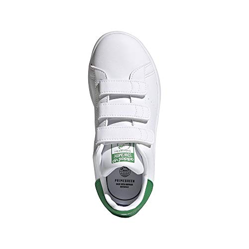 adidas Stan Smith CF C baskets enfant chaussures scratch blanc et vert - 6