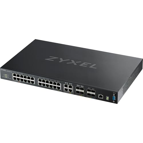 Zyxel XGS4600 32 Commutateur C3 Géré 24 x 101001000 + 4 x SFP Gigabit combiné + 4 x 10 Gigabit SFP+ Montable sur rack - vue 7