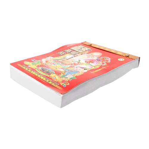 HOLIDYOYO 年蛇年壁掛けカレンダー 伝統的な暦付日めくり 家用開 文化と風水を反映した実用的な年表