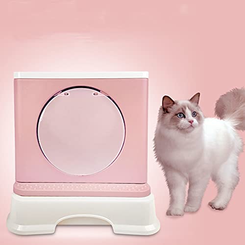Cajas de Arena PET WATION BIEN SPACE BIG ESPACIO Anti Splash Cats Caja de arena Caja plegable BAÑO Tipo de cajón de bandeja Tipo Gato grande Dung Cuenca Mascotas Suministros Limpios Arenero ​Gatos