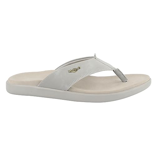 Image of Medifeet Men's Leather Thong Slippers